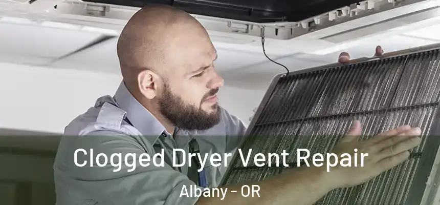 Clogged Dryer Vent Repair Albany - OR